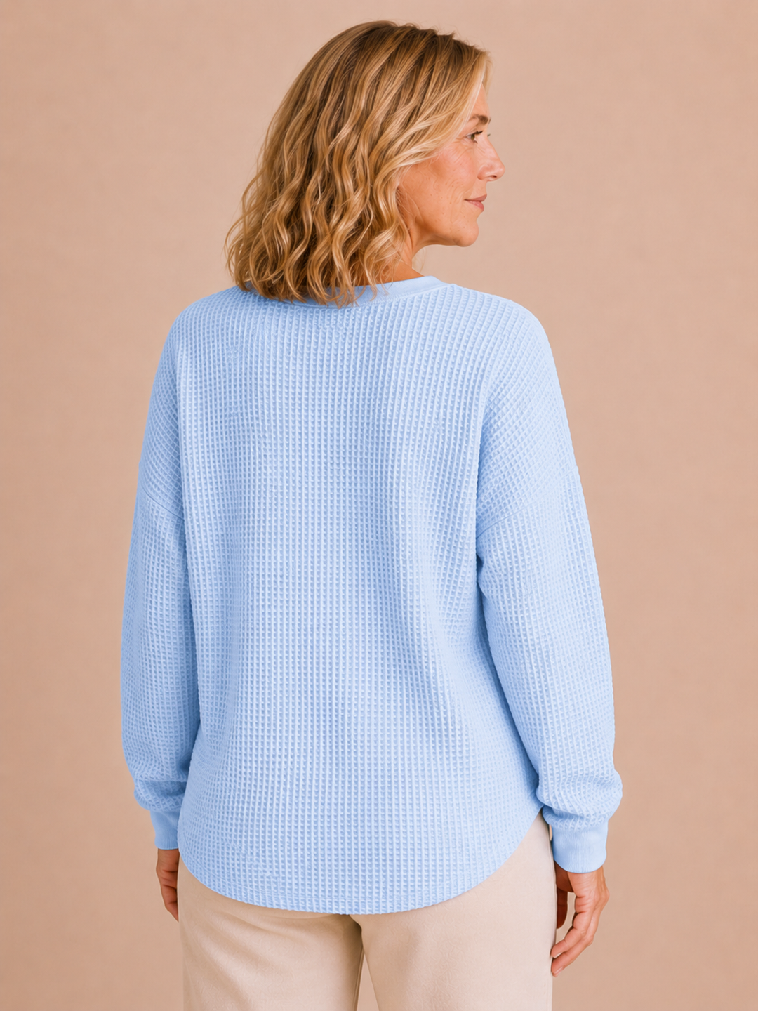 Florina | Textured Weave Wool Sweater