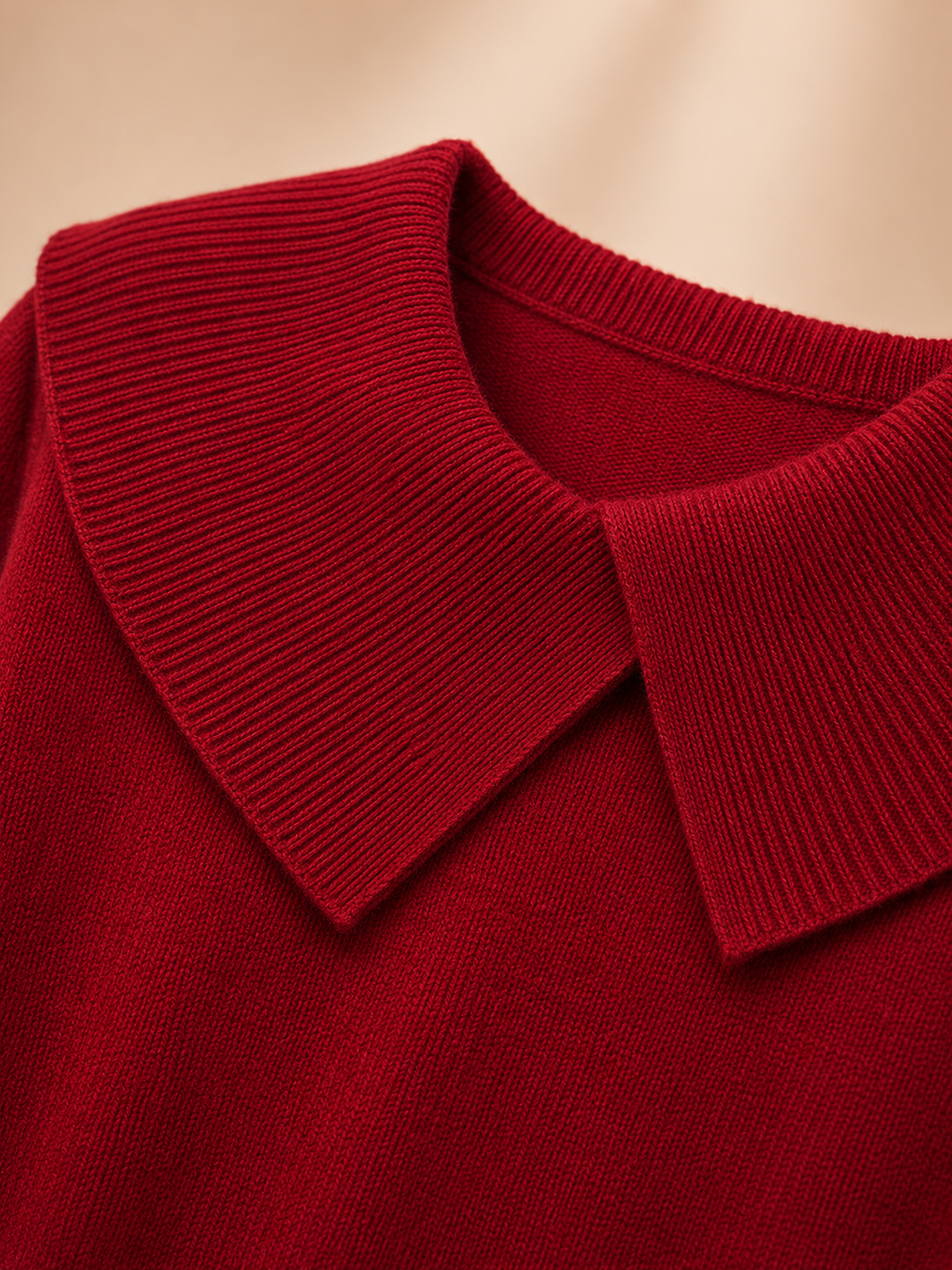 Urbaine | Ribbed Funnel Collar Sweater