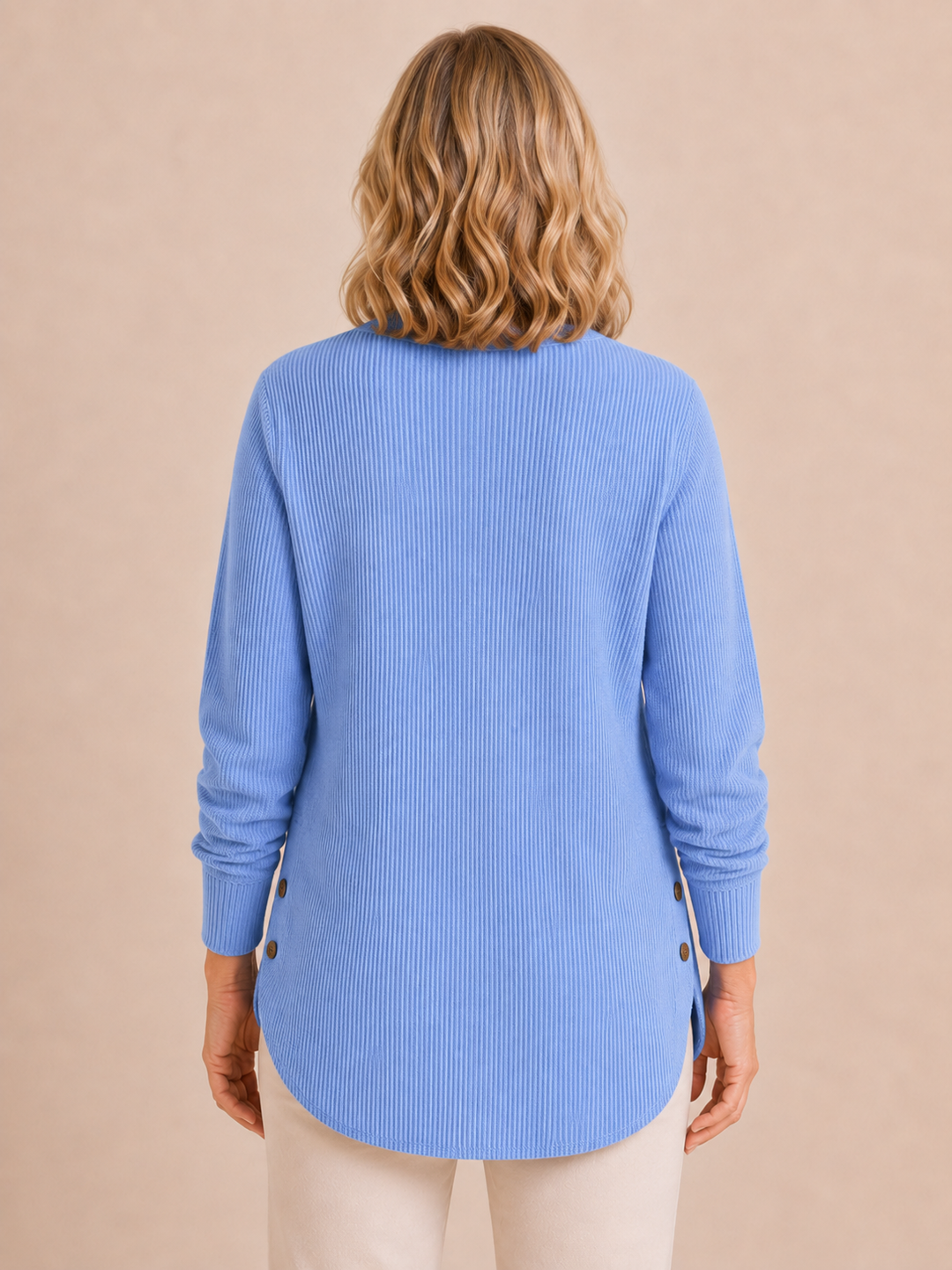 Isadora | Button Placket Knit Tunic