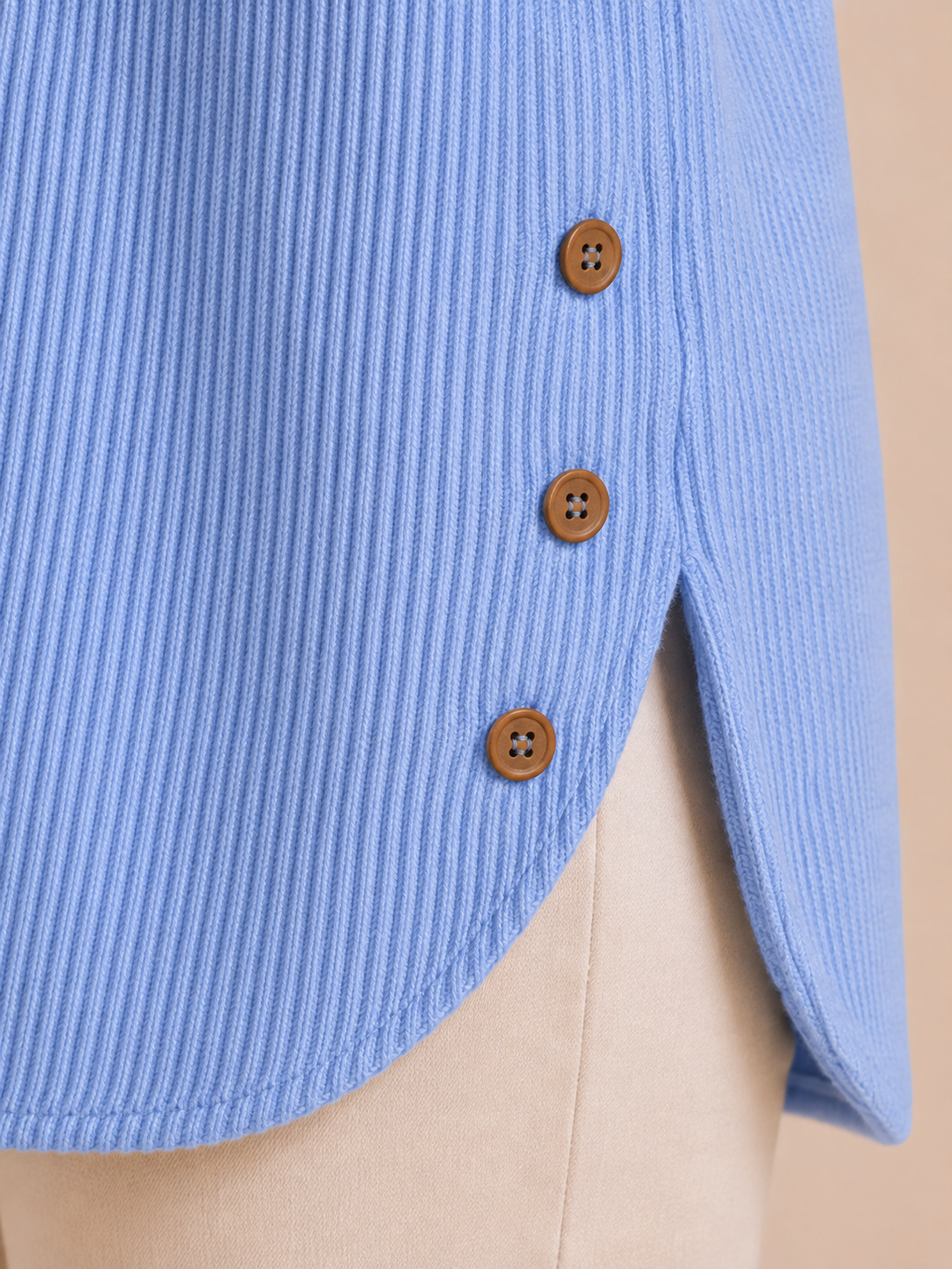 Isadora | Button Placket Knit Tunic