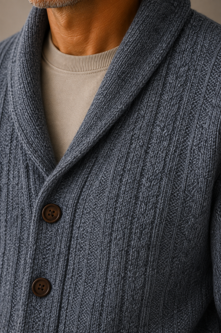 Pierrot | Ribbed Knit Button Cardigan