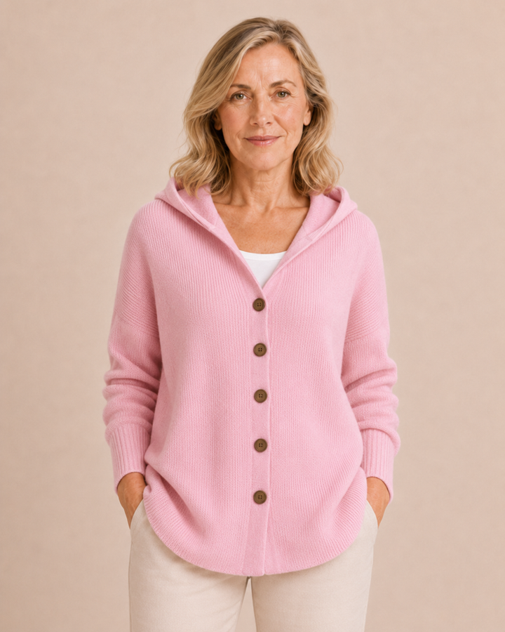 Marjolaine | Hooded Knit Cardigan