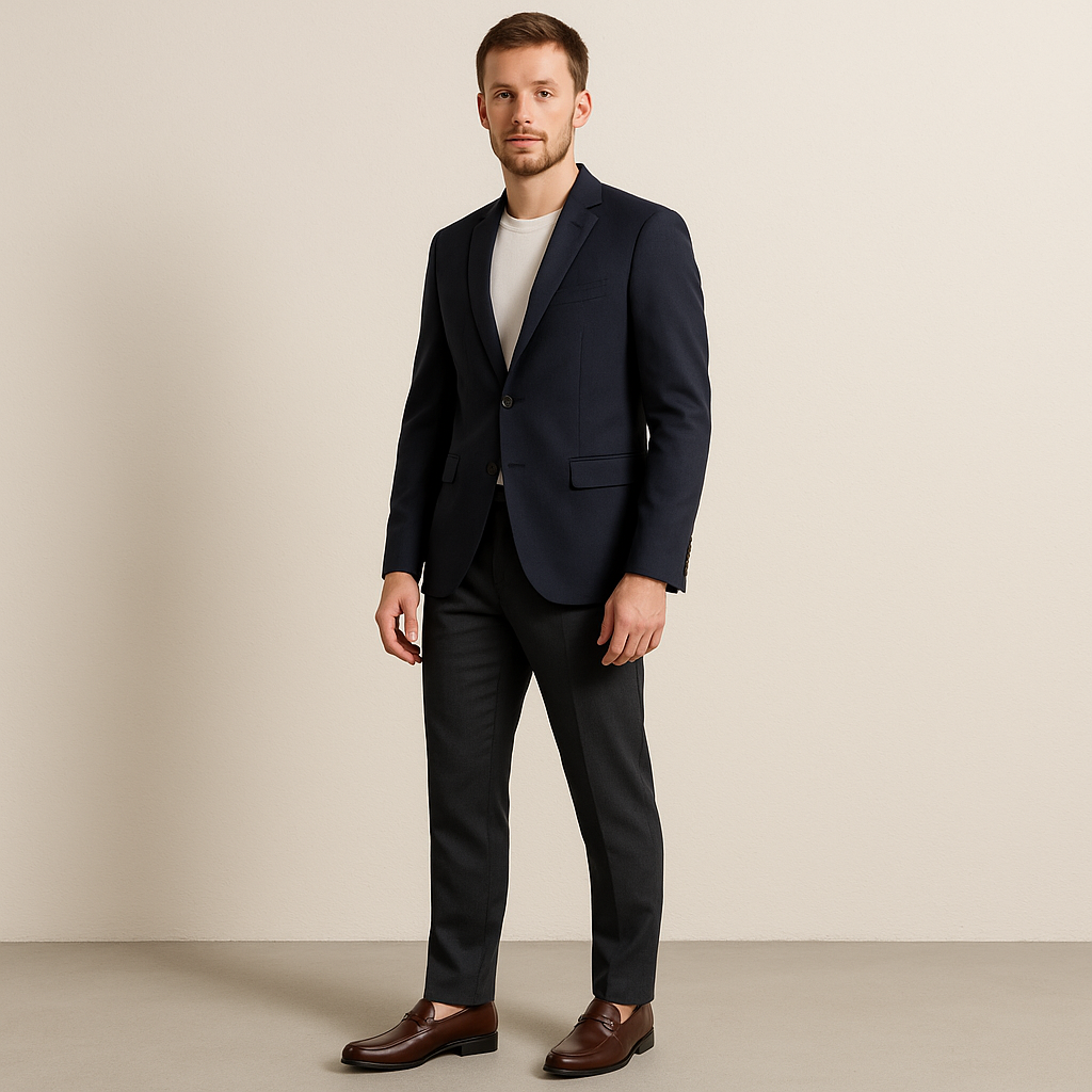 Gilles | Handmade Round Toe Loafers