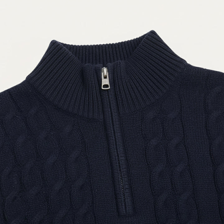 Bonaventure | Cable Knit Half Zip