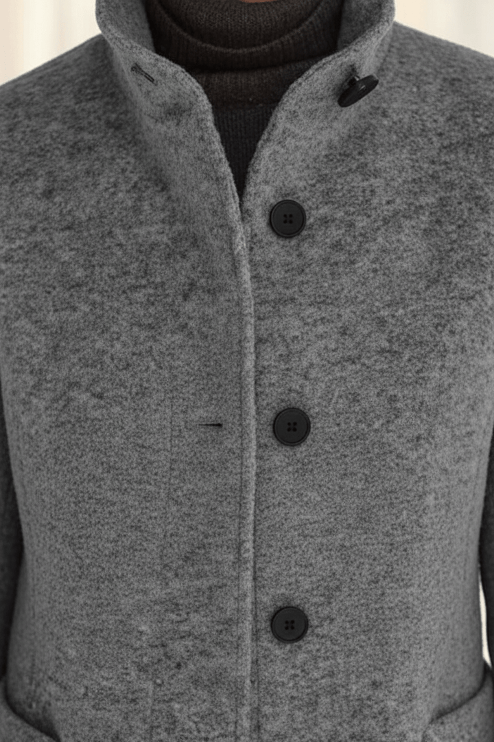 Sidonie | Wool-Blend Overcoat, To the Knee
