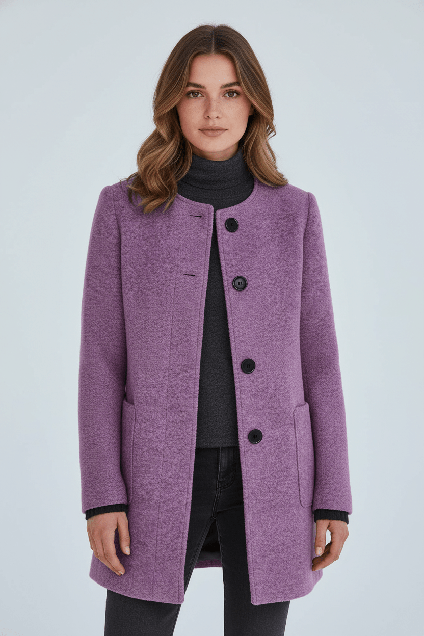 Sidonie | Wool-Blend Overcoat, To the Knee