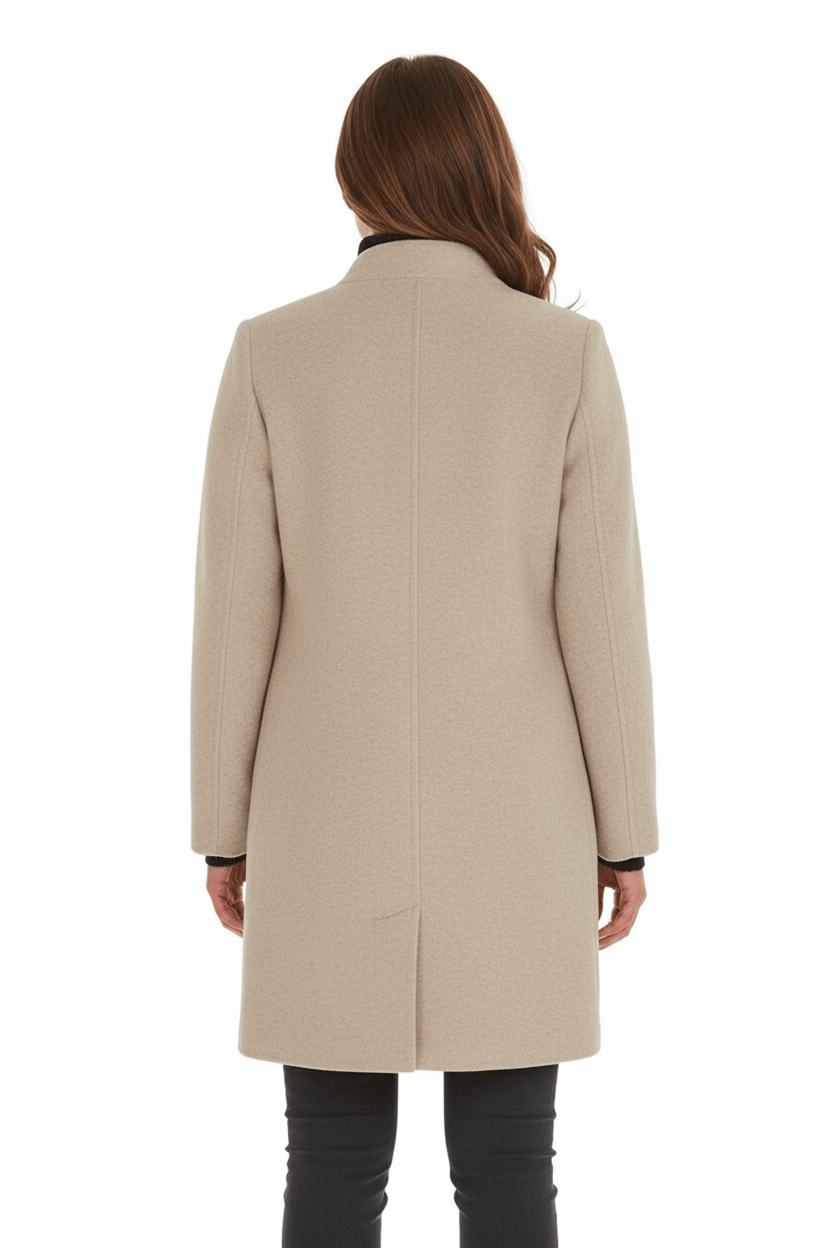 Sidonie | Wool-Blend Overcoat, To the Knee