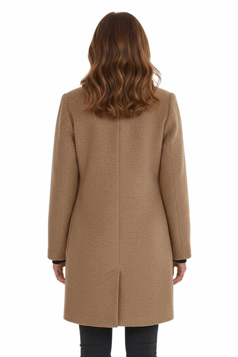 Sidonie | Wool-Blend Overcoat, To the Knee