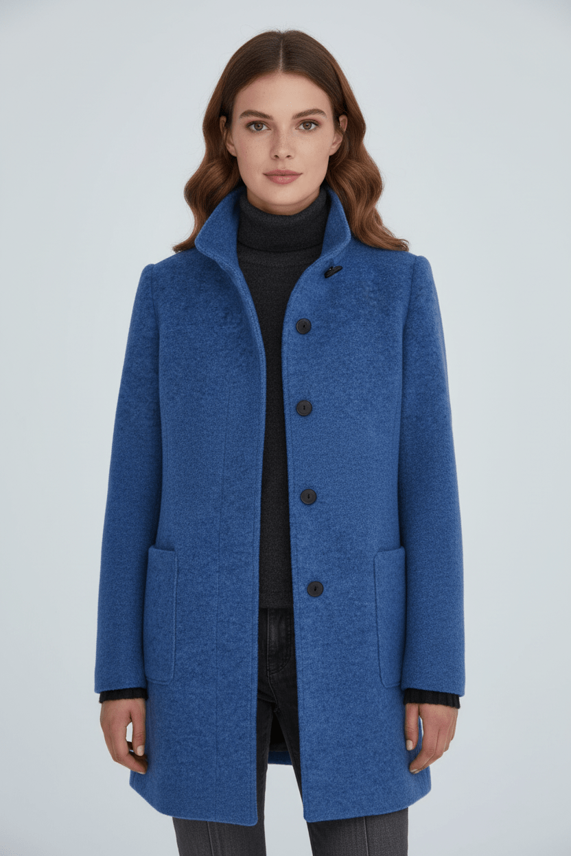 Sidonie | Wool-Blend Overcoat, To the Knee