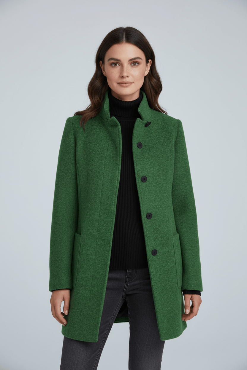 Sidonie | Wool-Blend Overcoat, To the Knee
