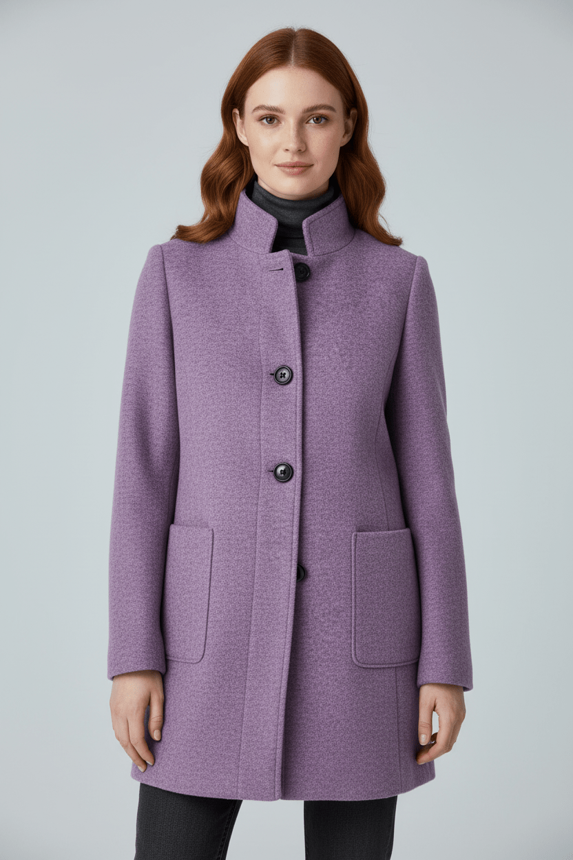 Sidonie | Wool-Blend Overcoat, To the Knee
