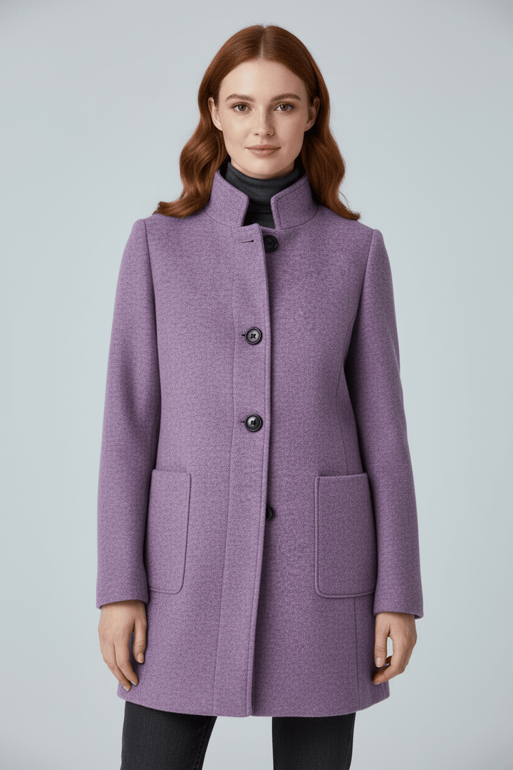 Sidonie | Wool-Blend Overcoat, To the Knee