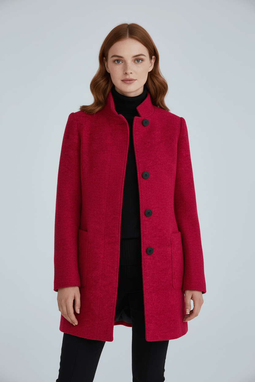 Sidonie | Wool-Blend Overcoat, To the Knee