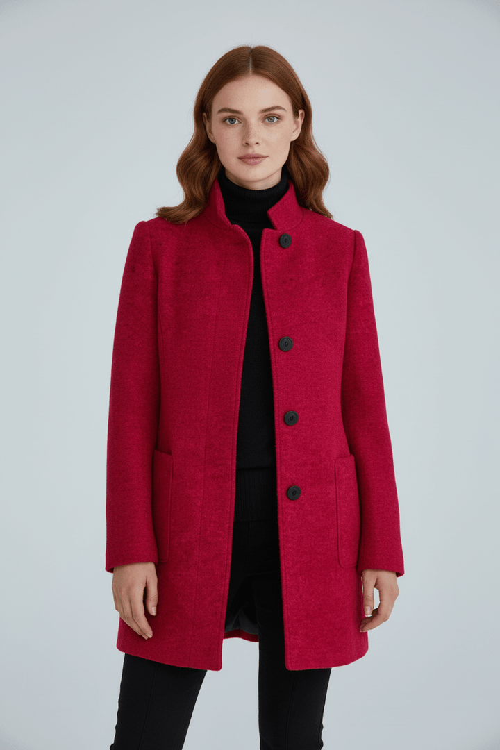 Sidonie | Wool-Blend Overcoat, To the Knee