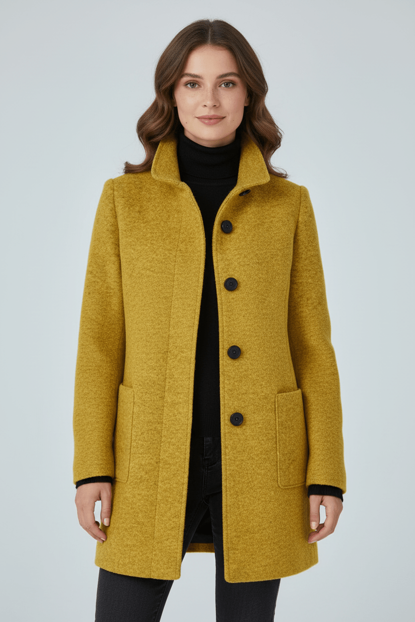 Sidonie | Wool-Blend Overcoat, To the Knee