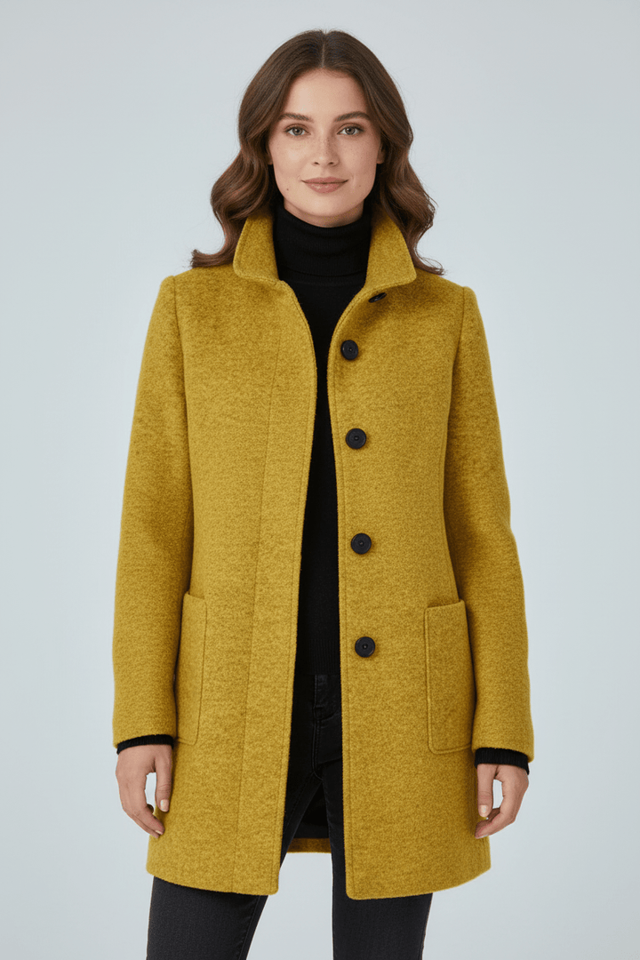 Sidonie | Wool-Blend Overcoat, To the Knee