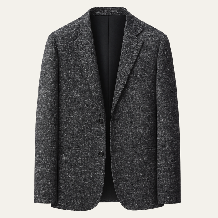 Gaston | Woven Check Wool Blazer