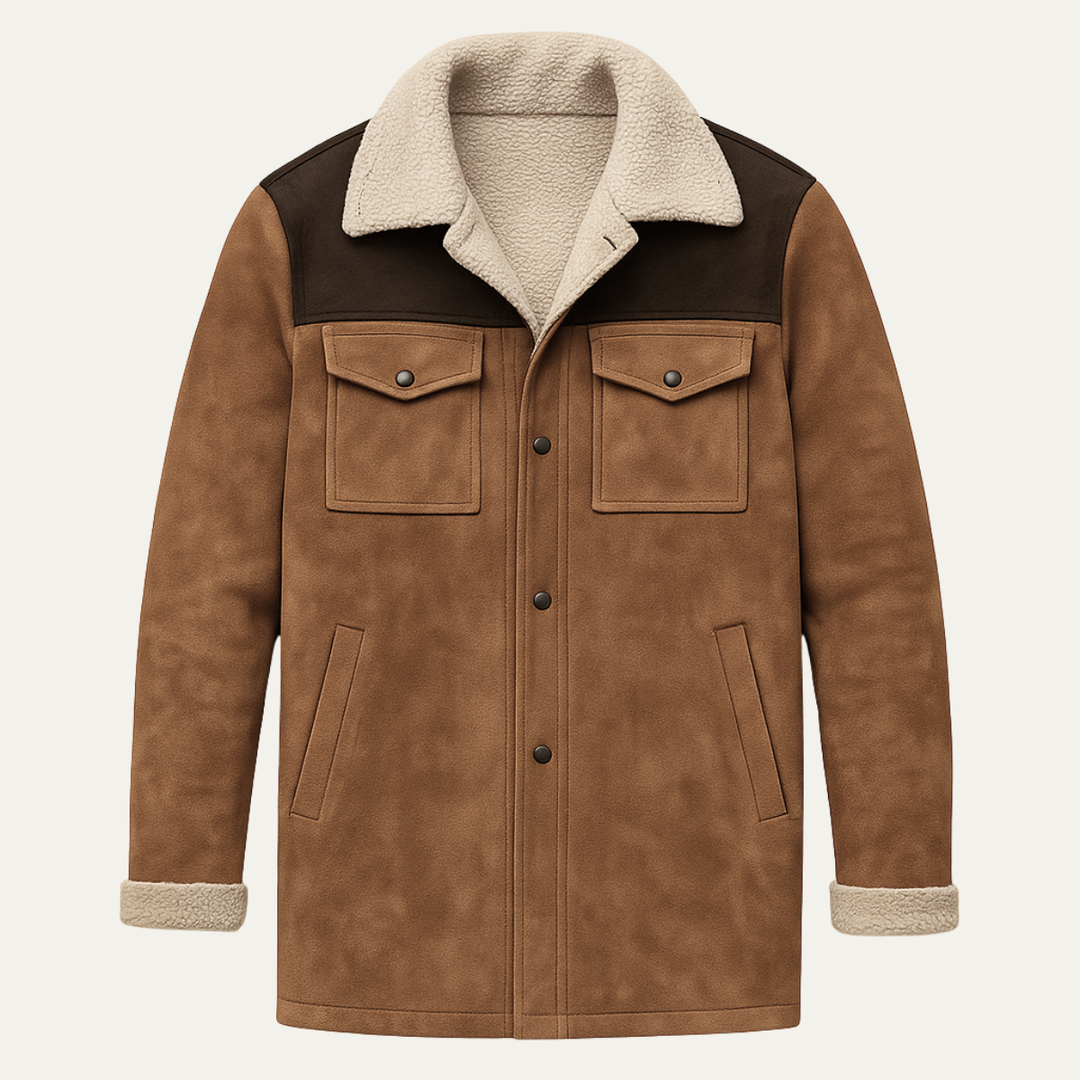 Elzear | Faux Shearling Lined Jacket