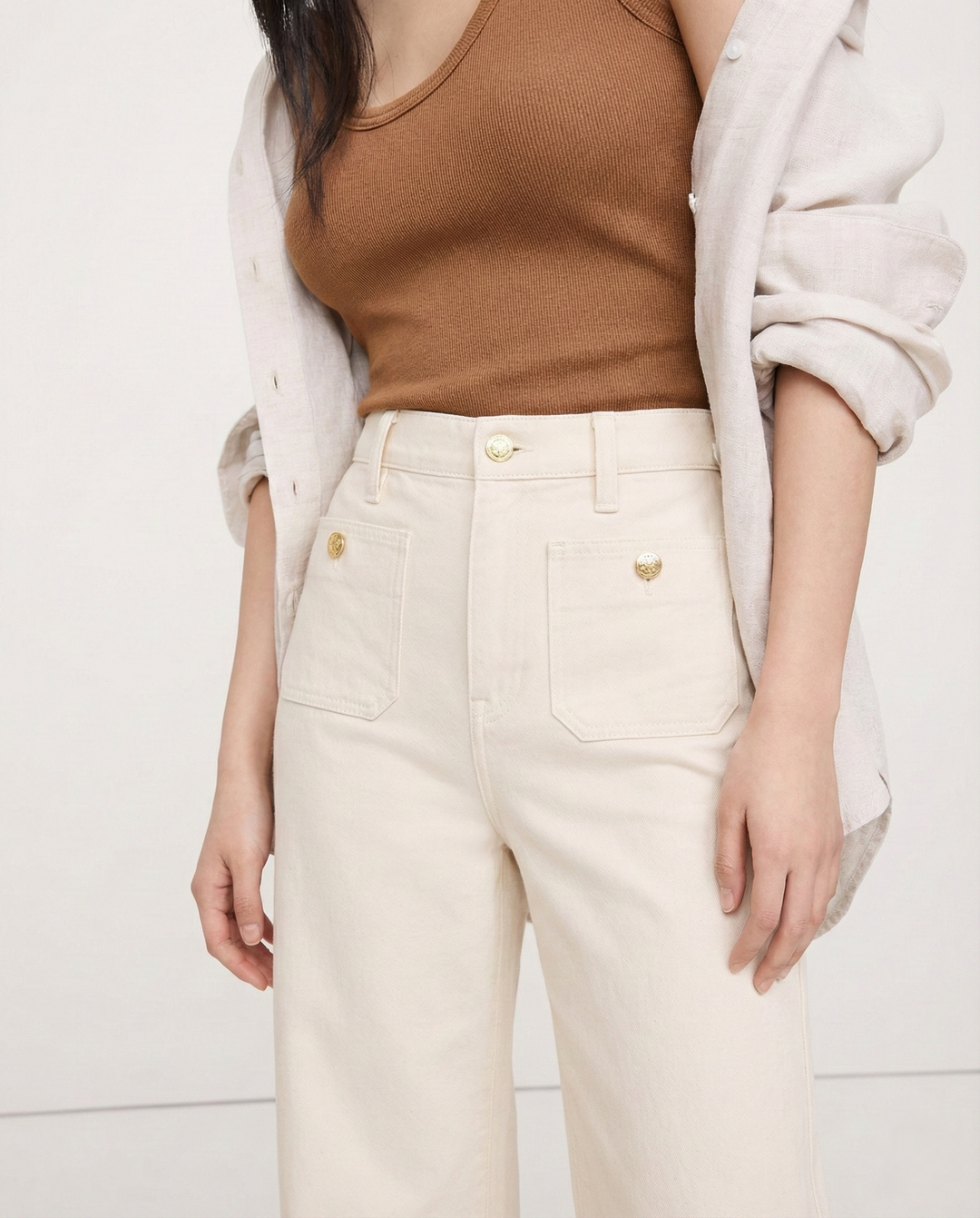 Johanne | High Waist Wide Leg Denim Jeans