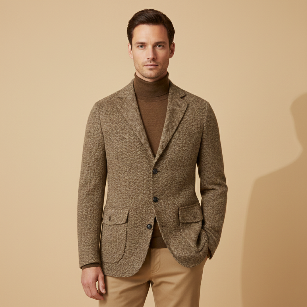 Theodore | Pure Wool Tweed Blazer
