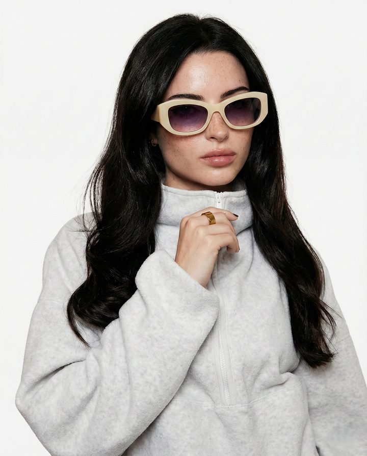 Gradient Lens Oversized Sunglasses