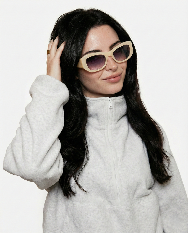 Gradient Lens Oversized Sunglasses