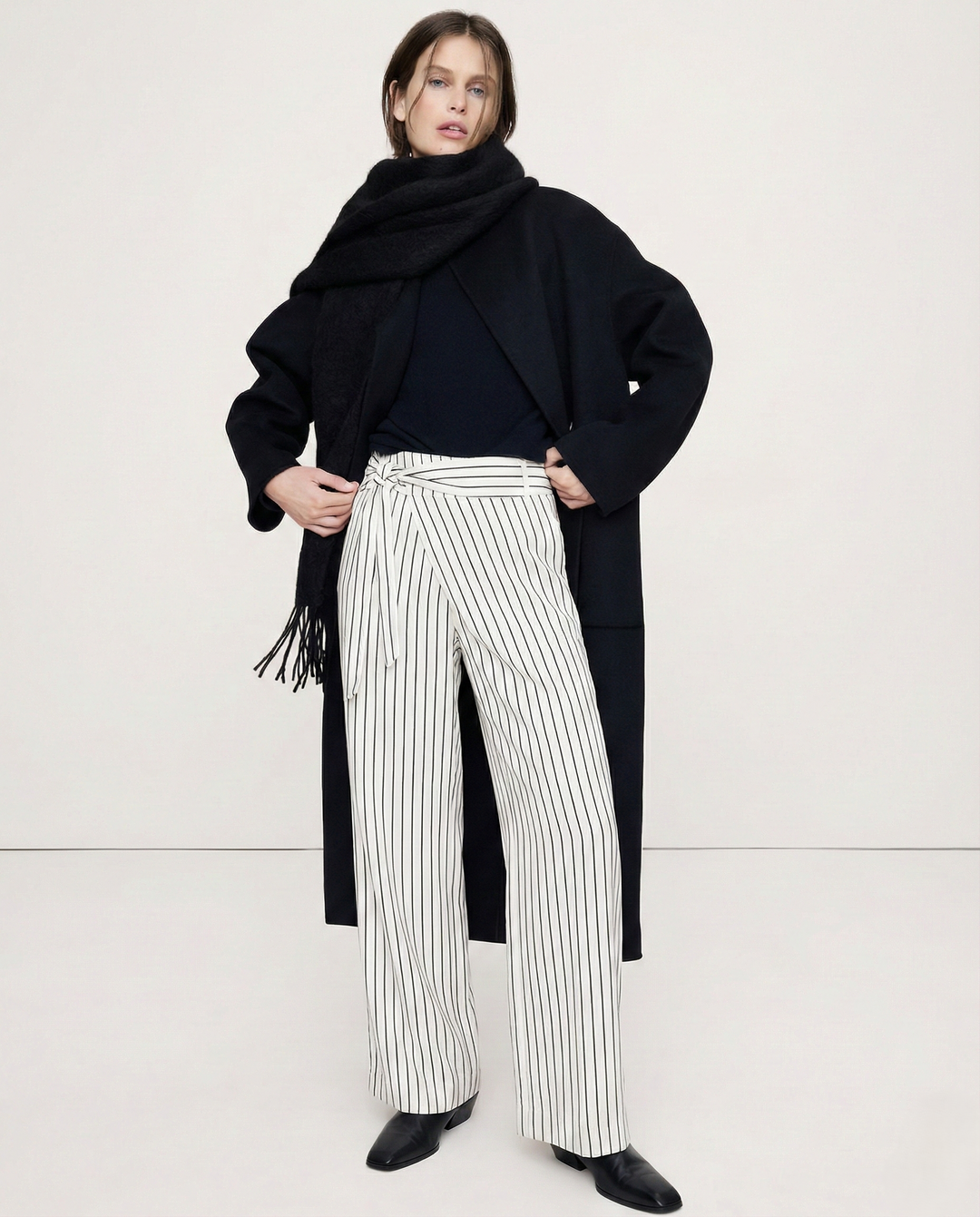 Paquerette | Cotton Pinstripe Trousers