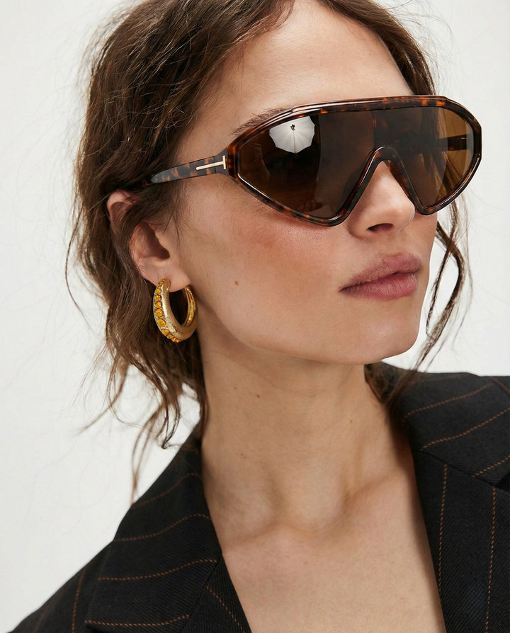Wraparound Shield UV400 Sunglasses