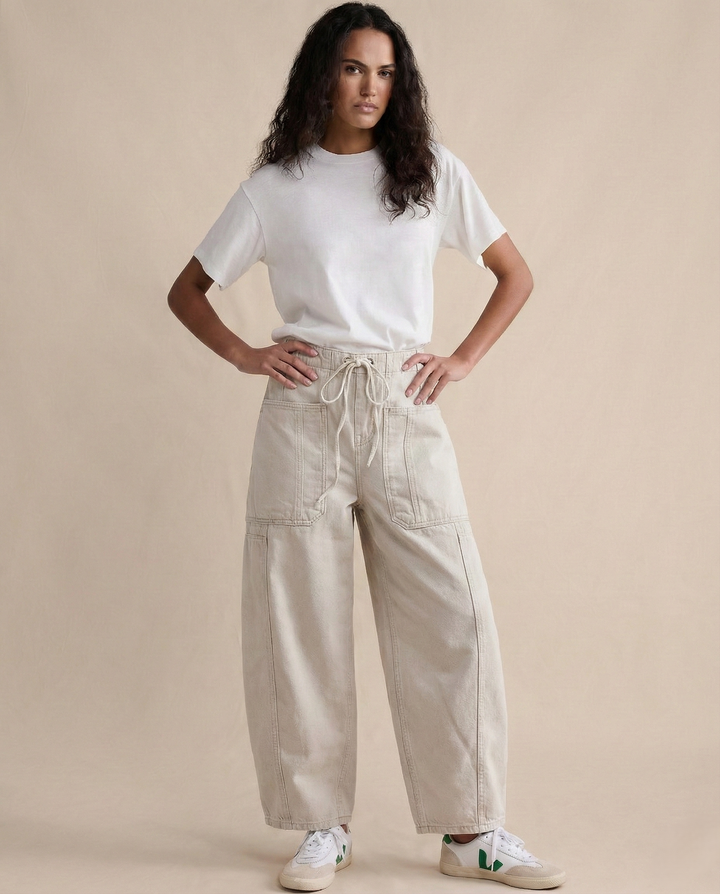 Maryse | Pull-On 100% Cotton Denim Jeans