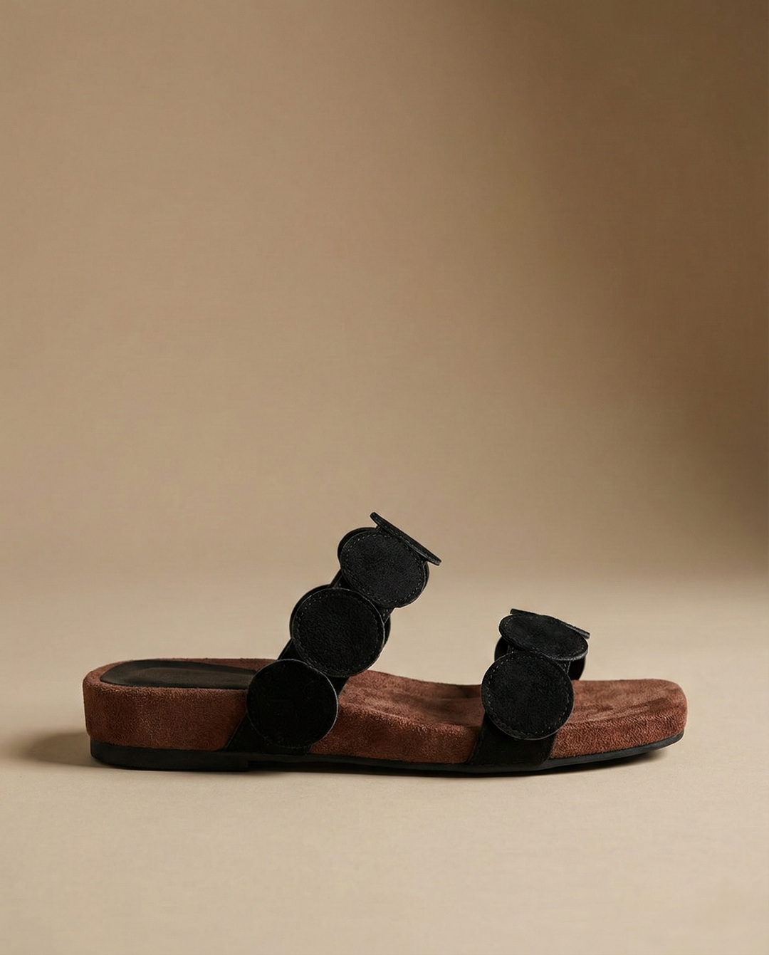 Rosella | Croc Embossed Suede Mules