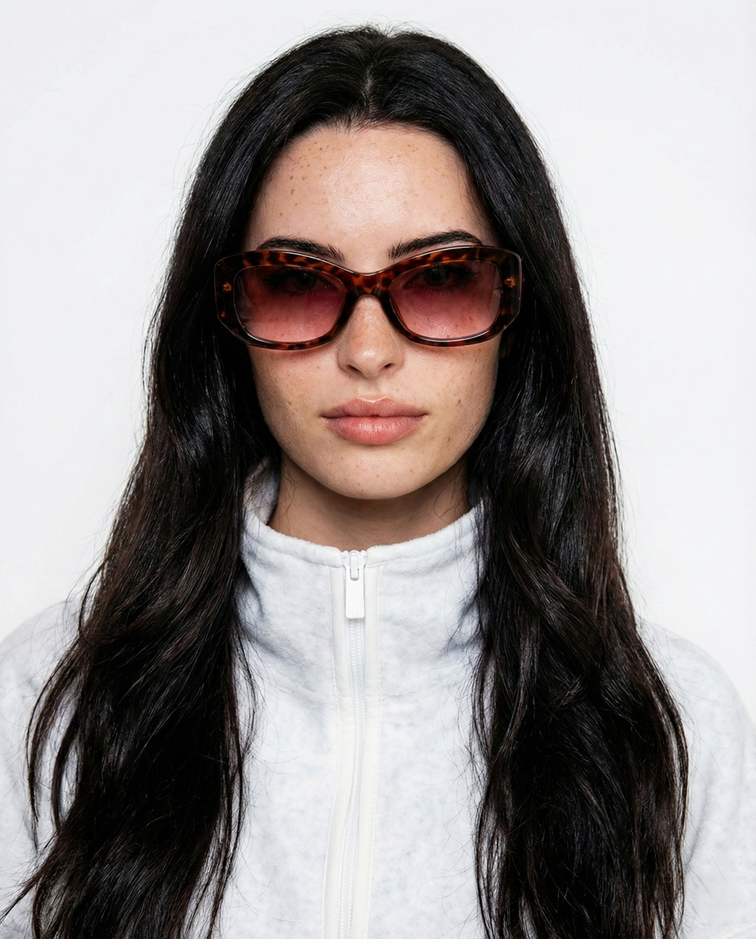 Gradient Lens Oversized Sunglasses