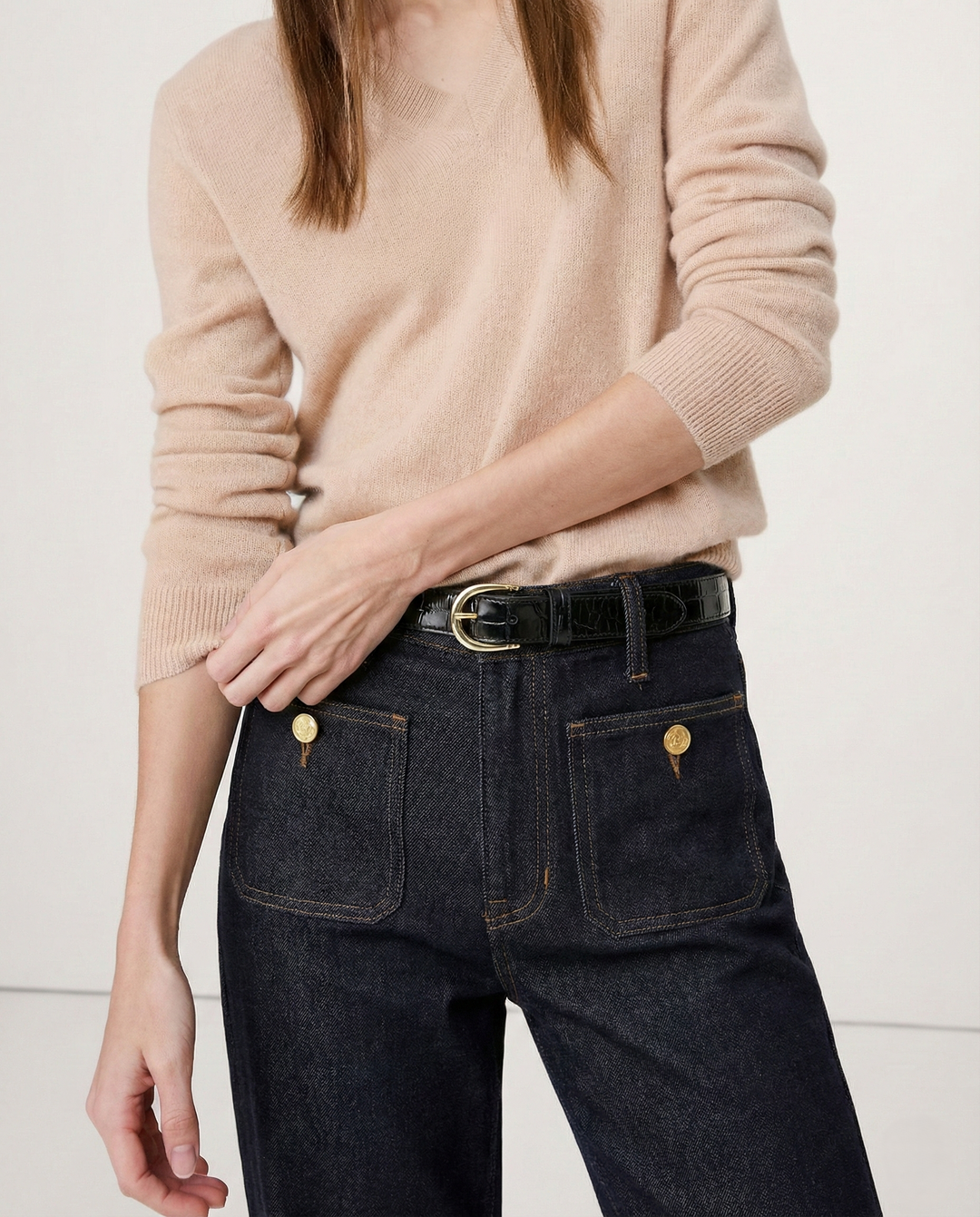 Johanne | High Waist Wide Leg Denim Jeans