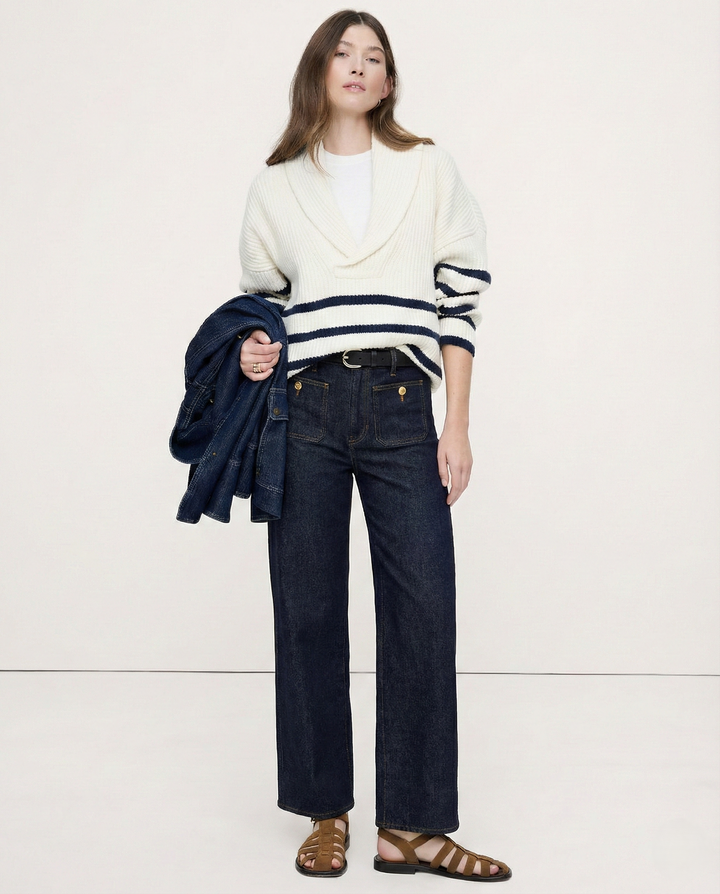 Johanne | High Waist Wide Leg Denim Jeans