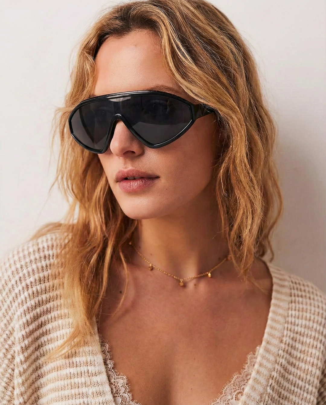 Wraparound Shield UV400 Sunglasses