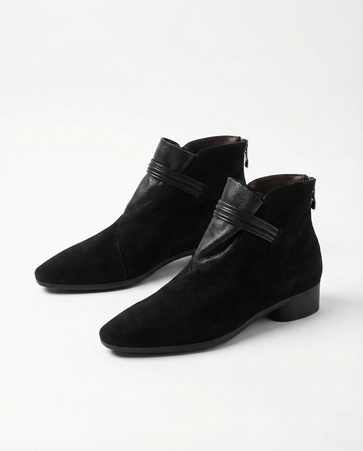 Rosemarie | Cow Suede Pointed Boots
