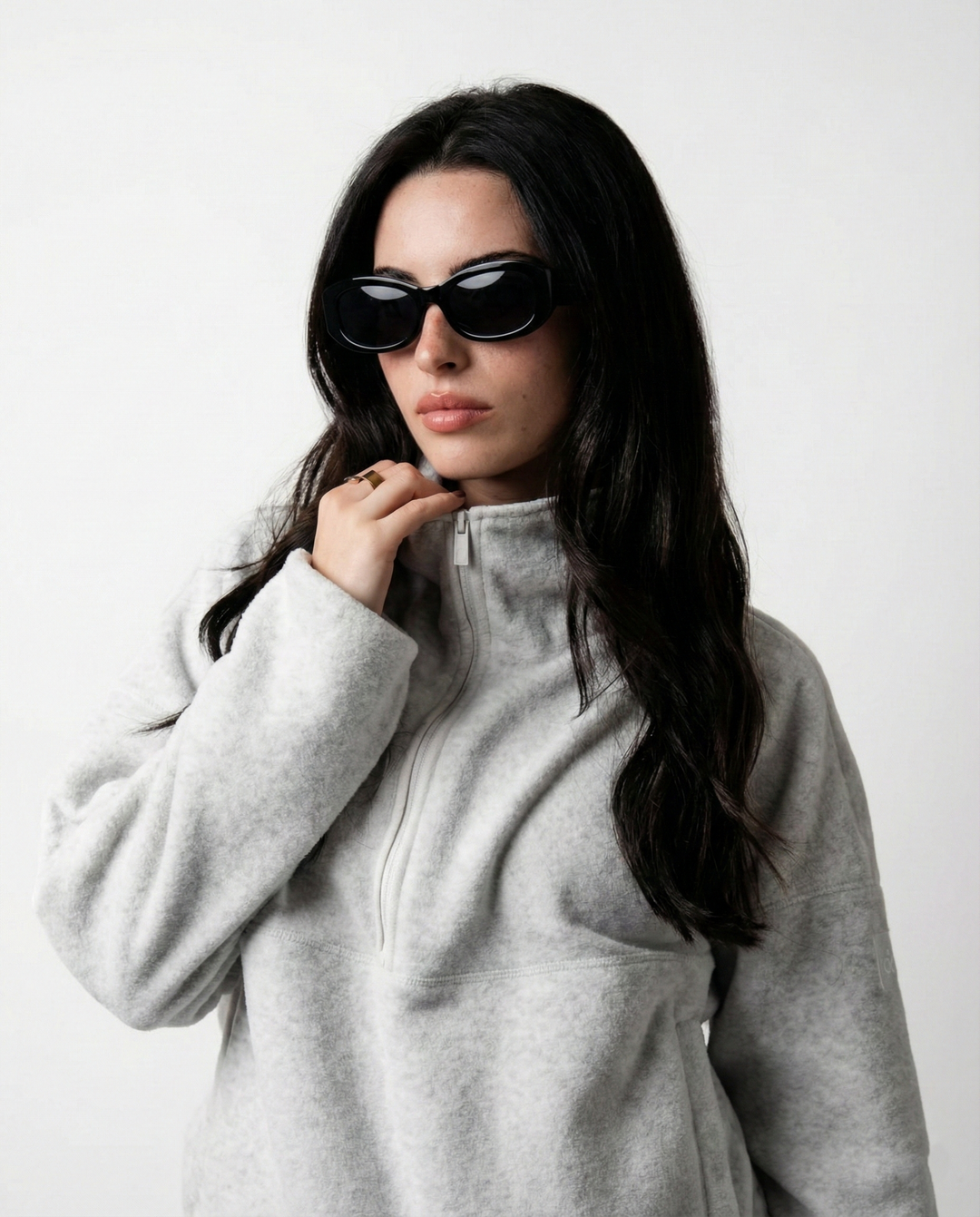 Gradient Lens Oversized Sunglasses