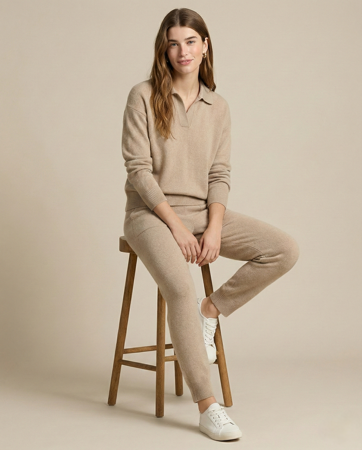 Charline | Cashmere Blend Knit Two Piece