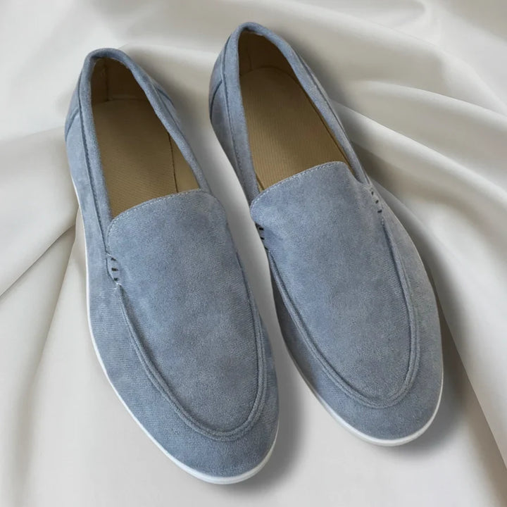 Henri | Apron Stitch Suede Loafers