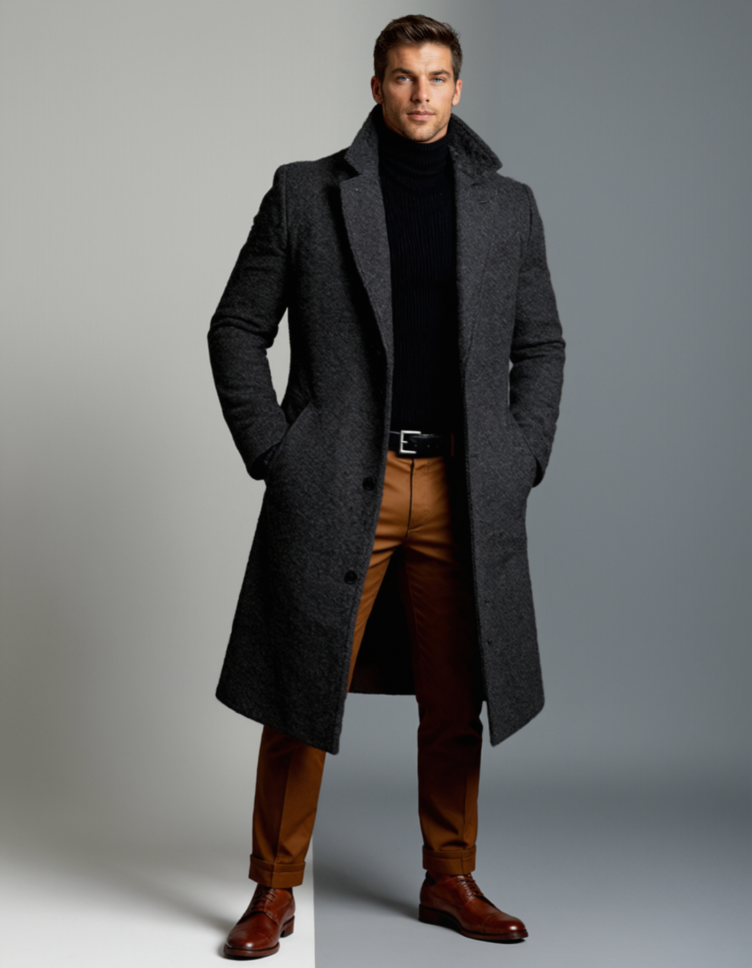 Lucien | Tailored Cotton Overcoat