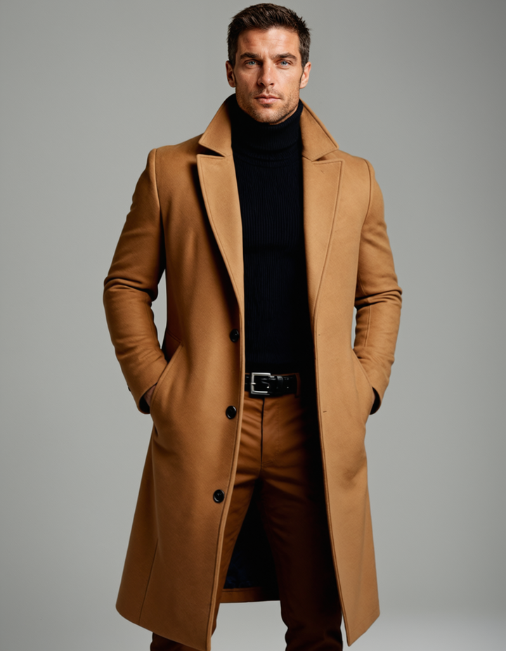 Lucien | Tailored Cotton Overcoat