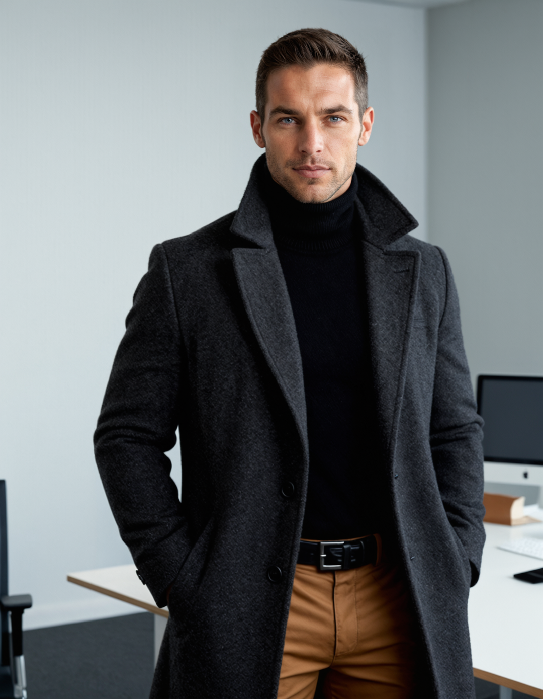 Lucien | Tailored Cotton Overcoat