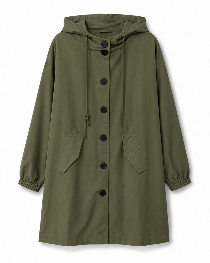 Adelaide | Hooded Water-Resistant Trench