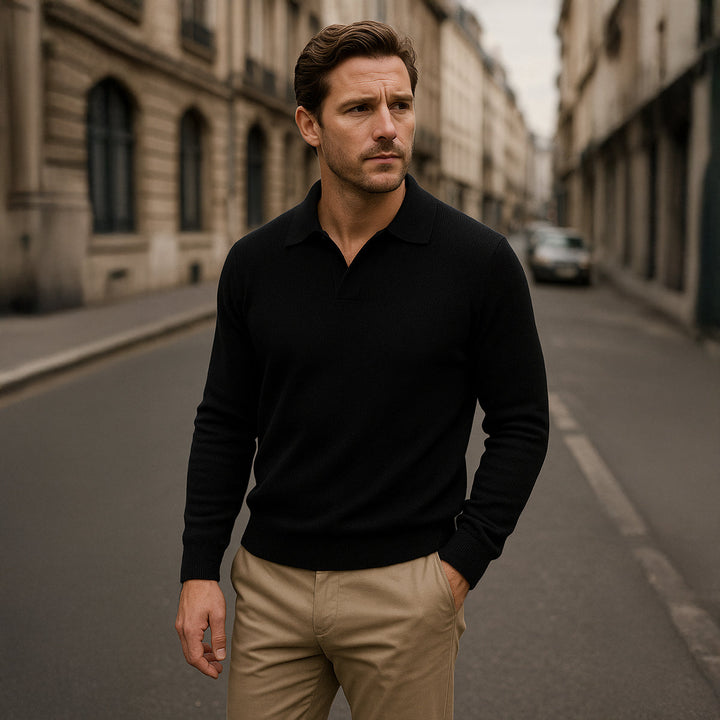 Gauthier | Cotton Blend Knit Polo