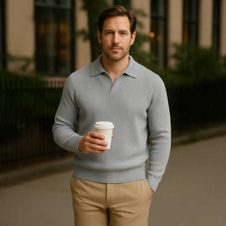 Gauthier | Cotton Blend Knit Polo