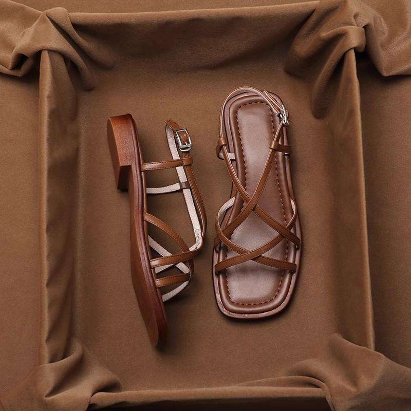 Augustina | Italian Leather Band Sandals