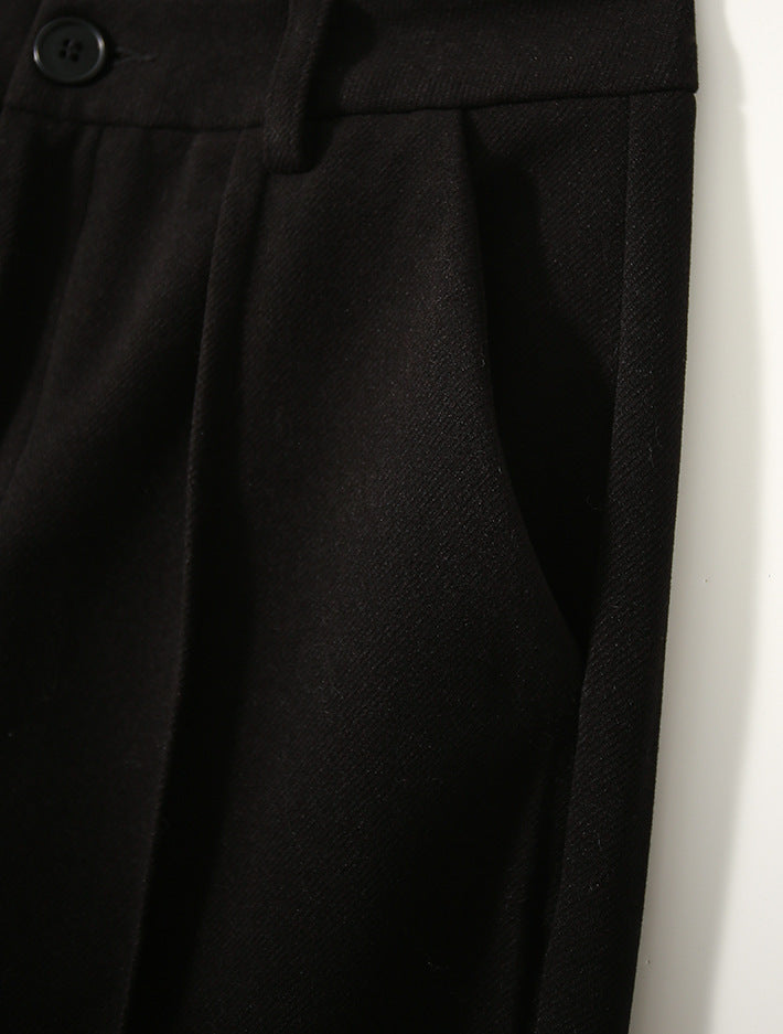 Pascaline | Wool Blend Tapered Trousers