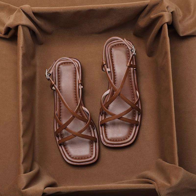 Augustina | Italian Leather Band Sandals