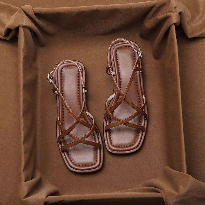 Augustina | Italian Leather Band Sandals