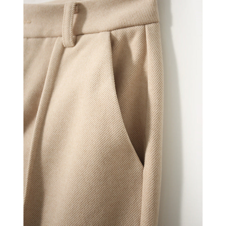 Pascaline | Wool Blend Tapered Trousers