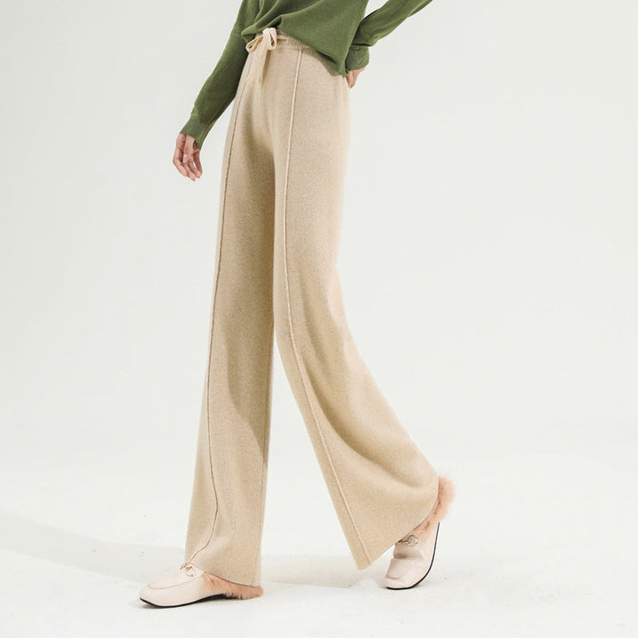 Hectorine | Merino Wool Wide Leg Trousers